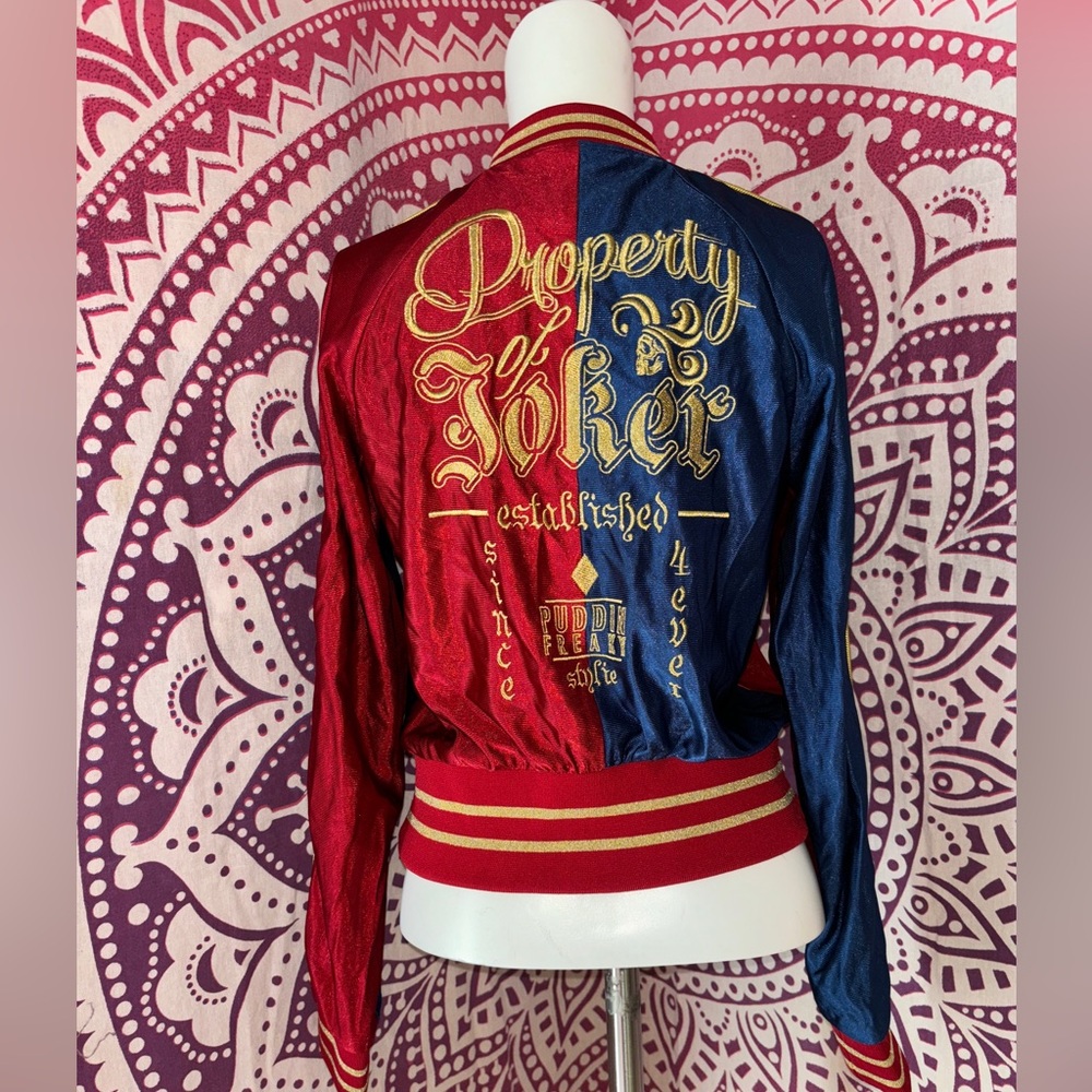Suicide Squad Hot Topic Exclusive Track Jacket Juniors Size XS